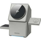 3-in-1 Wireless Charging Dock with Auto-Rotation | Fast Charging Station for iPhone, AirPods & Apple Watch